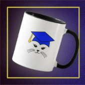 Personnalisable Sassy Chat Graduate Mug