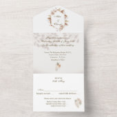 Personnalisable tout en un Faire-part de mariage (À l'intérieur)