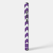 Personnalisable Violet foncé violet blanc Chevron (Côté gauche)