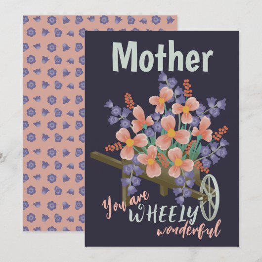 Personnalisable "WHEELY merveilleux" - Carte de vo (Devant / Derrière)