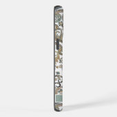 Personnalisable White Gold Grey Blue Paisley (Côté droit)