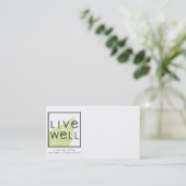 Personnalisables, 2-Sided vivent carte de visite (Debout devant)