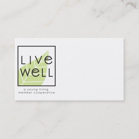 Personnalisables, 2-Sided vivent carte de visite (Devant)