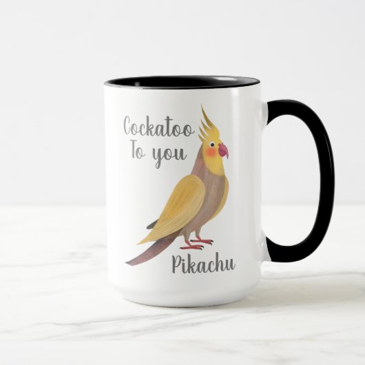 Personnalisation de Cockatoo Mug (Droite)
