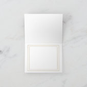 Personnalisation de la carte Gold Music Note 3D à (Intérieur)