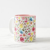 Personnalisation de la florale de Mug (Devant gauche)