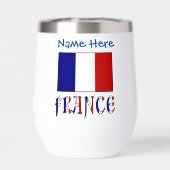 Personnalisation de la France et du drapeau bleu (Arrière)