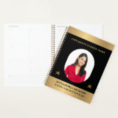 Personnalisation de la photo Gold Black Elegant (Devant avec enveloppe)