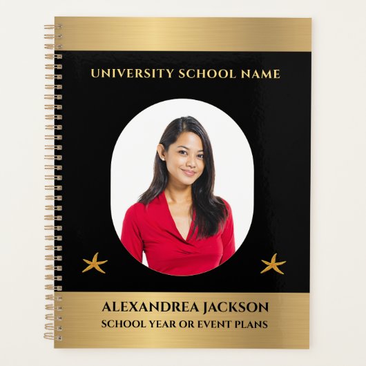 Personnalisation de la photo Gold Black Elegant (Devant)