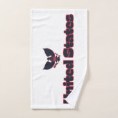 Personnalisation de l'aigle américain (Serviette à main)