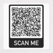Personnalisation de vos Étiquettes de code QR - Ex (Design 1)