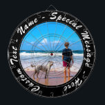 Personnalisation de votre Cible de flechettes phot<br><div class="desc">Photo et Cible de flechettes de texte personnalisés - Unique votre propre design Famille personnalisée / Amis ou Tableaux d'affichage personnels Cadeau - Ajouter votre photo / Texte / plus - Redimensionner et déplacer ou supprimer et ajouter des éléments / image avec l'outil de personnalisation! Choisissez les polices / taille...</div>