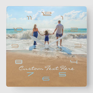 Personnalisation de votre horloge photo et texte