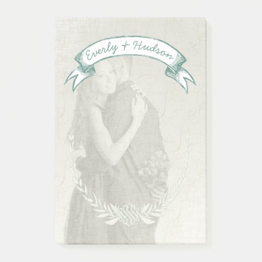 Personnalisation de votre photo Mongram Post-it® N (Devant)