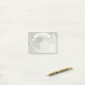 Personnalisation de votre photo Mongram Post-it® N (Sur un bureau)