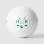 Personnalisation des balles de golf avec initiales (Recto)