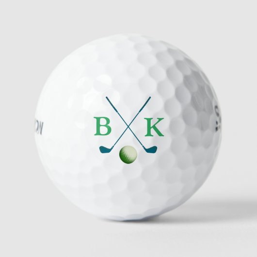 Personnalisation des balles de golf avec initiales (Recto)
