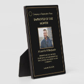 Personnalisation des bourses d'employé Plaque phot (Côté)