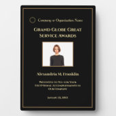 Personnalisation des bourses d'employé Plaque phot (Devant)