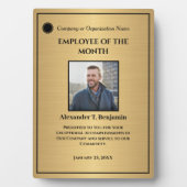 Personnalisation des bourses d'employé Plaque phot (Devant)