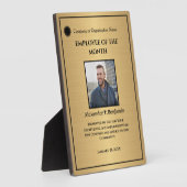 Personnalisation des bourses d'employé Plaque phot (Côté)