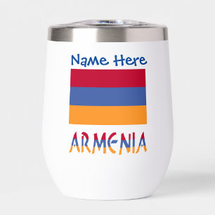Personnalisation Drapeau Arménien Bleu