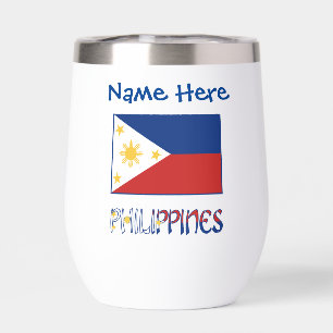 Personnalisation du drapeau philippin bleu