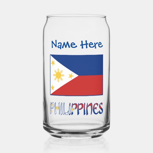 Personnalisation du drapeau philippin bleu (Recto)
