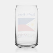Personnalisation du drapeau philippin bleu (Verso)