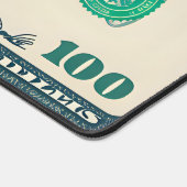 Personnalisation et art 100 $ Long Mouse Mat (Coin)