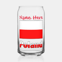 Personnalisation rouge du drapeau de la Pologne