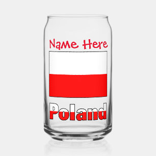 Personnalisation rouge du drapeau de la Pologne