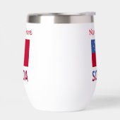 Personnalisation rouge du drapeau samoan (Gauche)