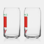 Personnalisation verte du drapeau italien en Itali (Gauche)