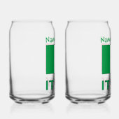 Personnalisation verte du drapeau italien en Itali (Droite)