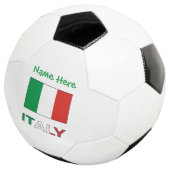 Personnalisation verte du drapeau italien en Itali (3/4)