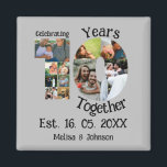 Personnalisé 10e anniversaire mariage 11 photo col<br><div class="desc">Personnalisé 10e anniversaire mariage 11 photo collage. Personnalisez cet anniversaire de dix ans de mariage avec vos photos et le nom de votre âme soeur.</div>
