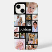 Personnalisé 12 Photo Collage de votre Coque coule (Verso)