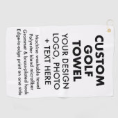 Personnalisé 16" x 24" Vide de serviette de golf (Horizontal)