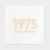 Personnalisé 1975 50e Anniversaire Foil empilé ser (Recto)