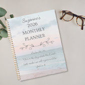 Personnalisé 2026 Ocean Beach Psaumes Bible Verse