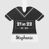 Personnalisé 21e anniversaire 21 dans 22 Est 2001  (dos)