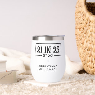 Personnalisé 21e anniversaire 21 IN 25 Est 2004