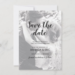 Personnalisé 2 mariage photo Enregistrer la carte 