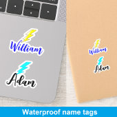 Personnalisé 2 Noms, Étiquette de vignettes pour l