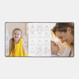 Personnalisé 2 photo et calendrier de l'année 2026