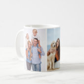 Personnalisé 3 Photo classique Gift White Mug (Devant gauche)