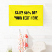 Personnalisé 50% OFF vente bannière panneaux pour (En situation)