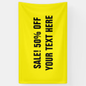 Personnalisé 50% OFF vente bannière panneaux pour (Vertical)