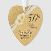 Personnalisé - 50e anniversaire de Mariage d'or (devant)